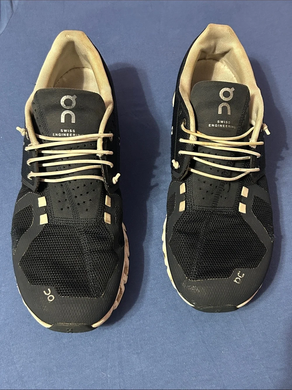 On Running Black and Cream Men’s Sneakers